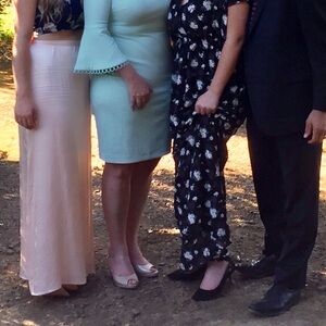 Leith Satin Maxi Skirt size M